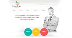 Desktop Screenshot of papertrailspayroll.com